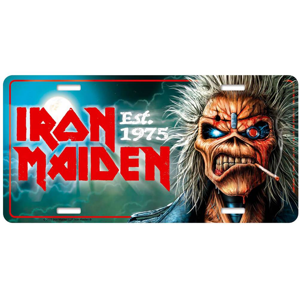 Iron Maiden - Est 1975 Metal Wall Sign - Multicolours